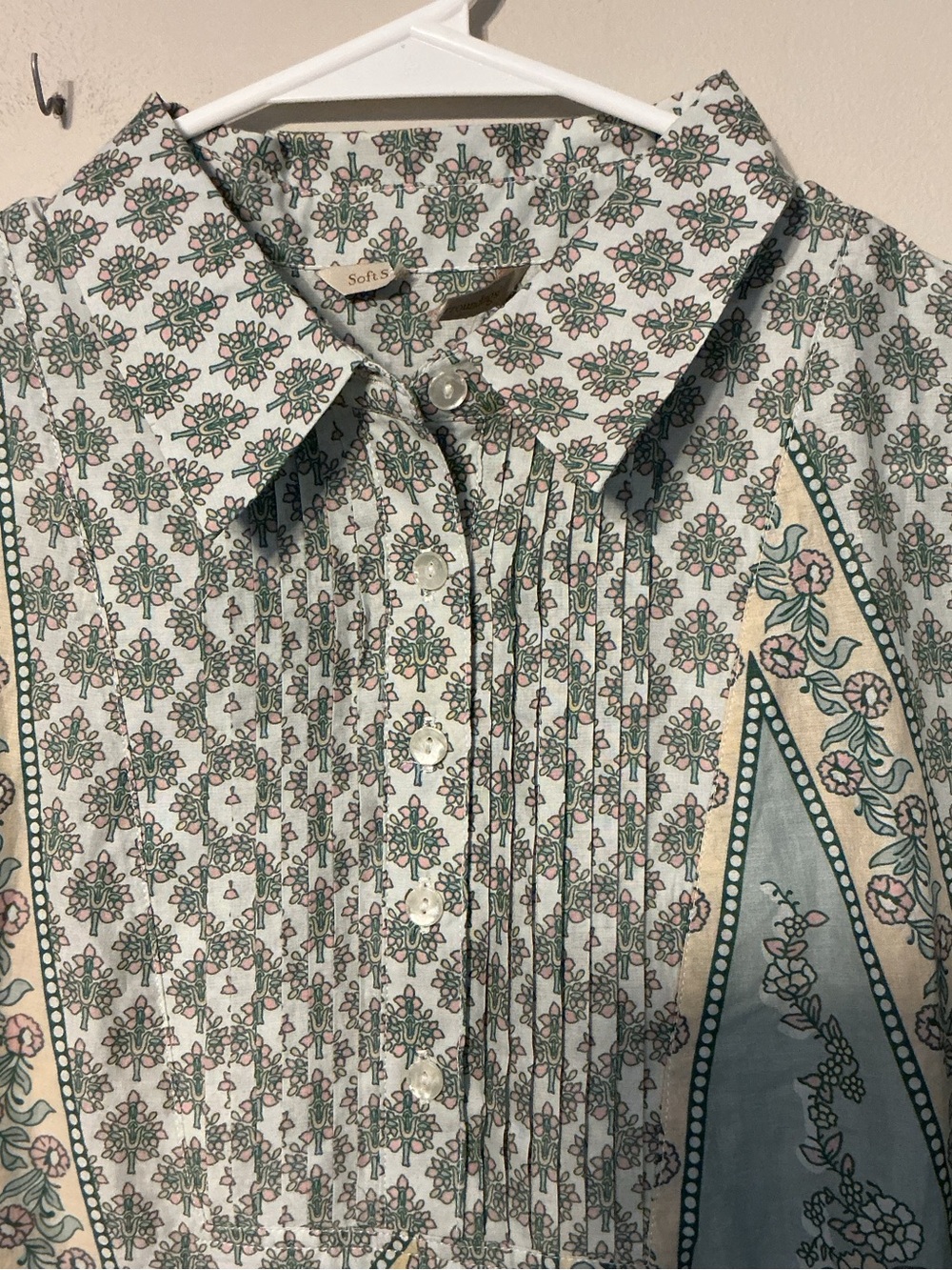 Soft Surroundings Pastel Paisley Tunic - Picture 2 of 8